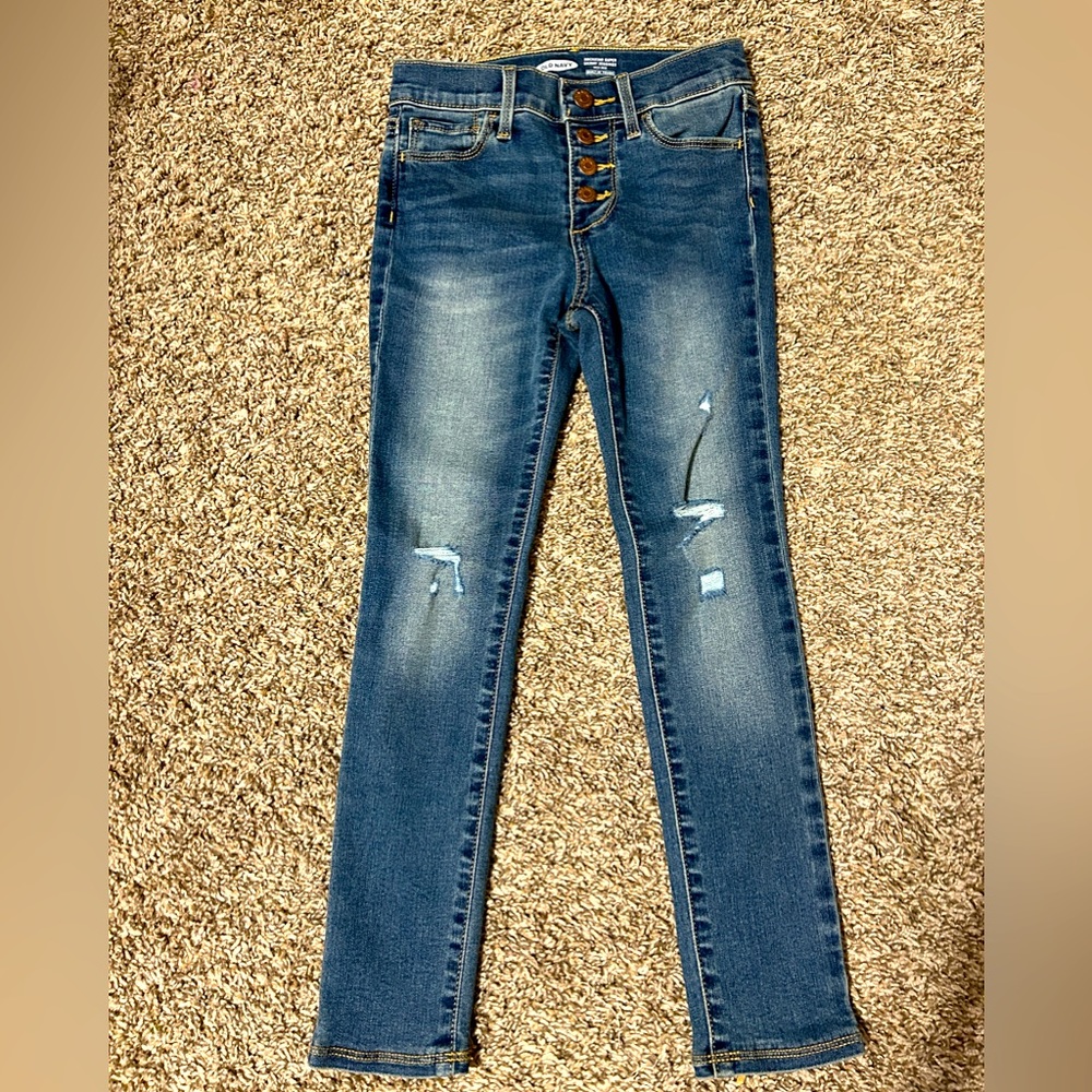 Old Navy Rockstar Super Skinny jeggings. Girls size 7